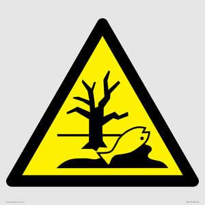 W072 Warning: Substance or mixture that can cause an environmental hazard